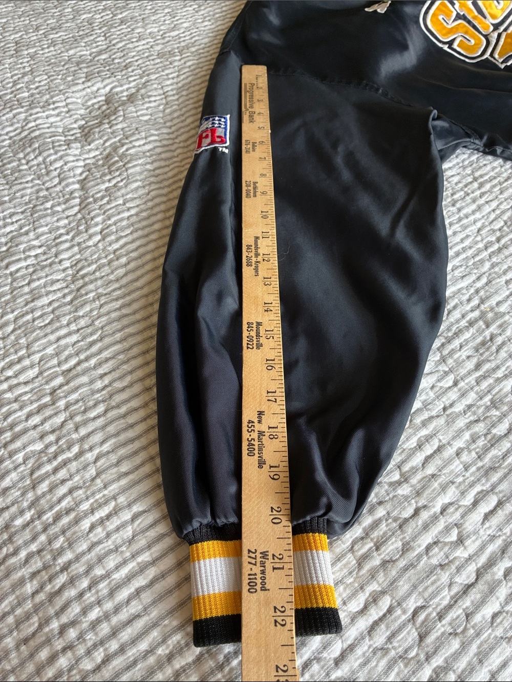 Vintage 90’s Pittsburgh Steelers NFL Sz, M, Black Pullover, Starter Jacket - Picture 10 of 13